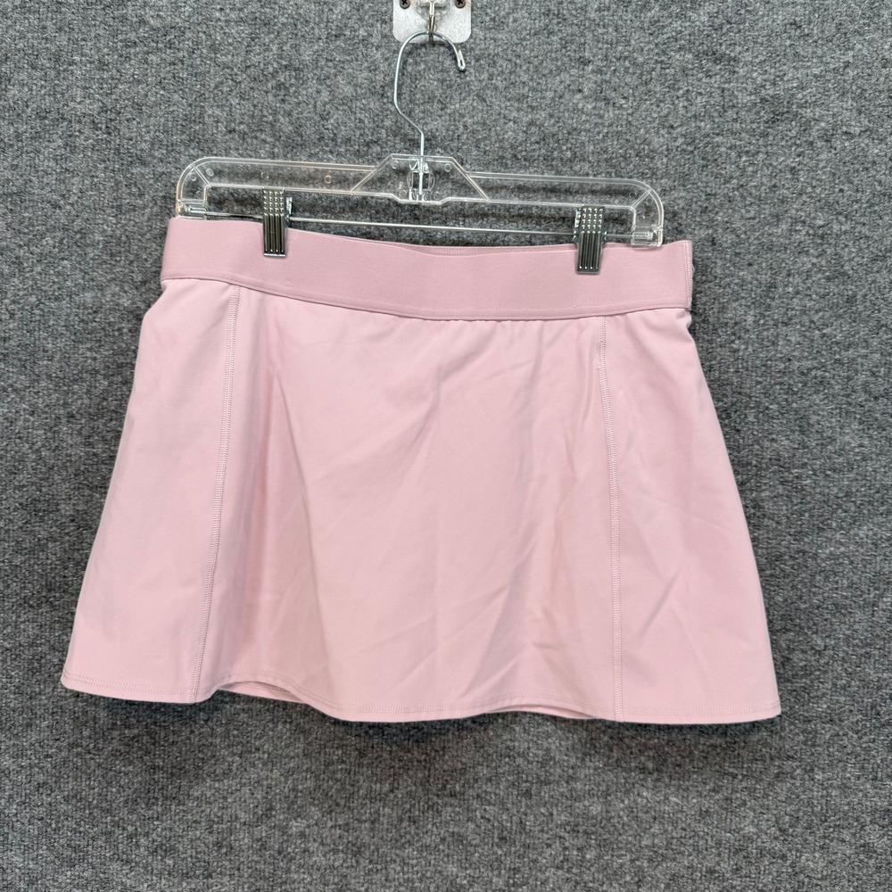 Aritzia TnAction Skort Women Large Pink Stretch Waist Athletic Tennis Mini Skirt